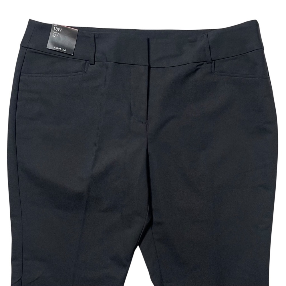 Pure Energy 18W 32” boot cut black pants - Picture 2 of 6